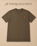 JC.IRIS logo T-Shirt, Olive Green